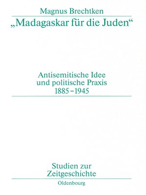 cover image of "Madagaskar für die Juden"